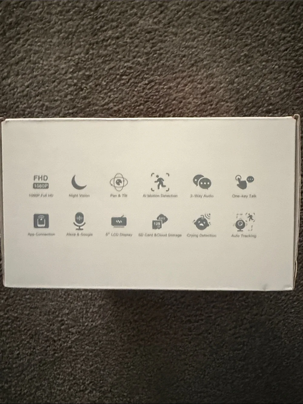 Arenti Nanny BC12S Kit Baby Monitor - White-New in the Box!